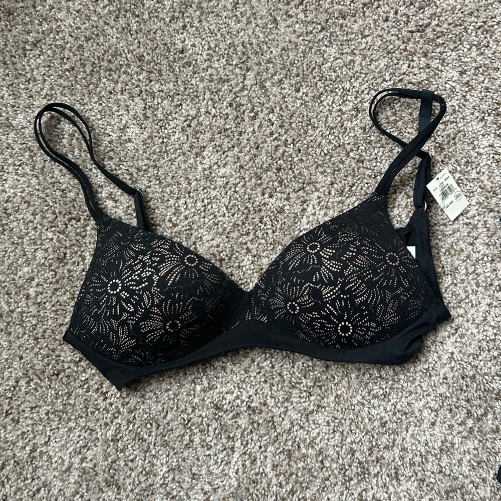 Aerie Black Lace Bra